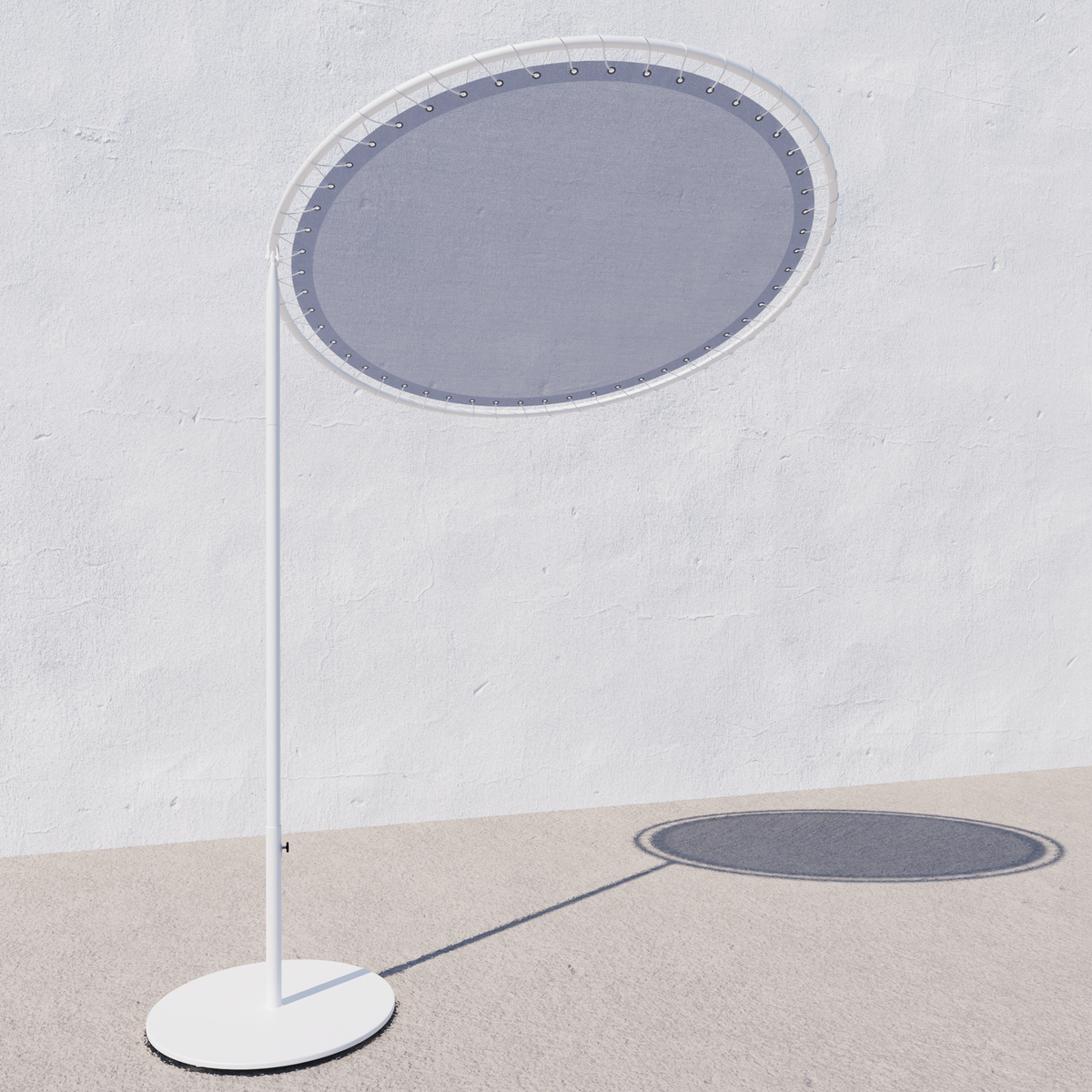 60" Deluxe Eclypse Mid-Century Sunshade w/ 85LBS Base