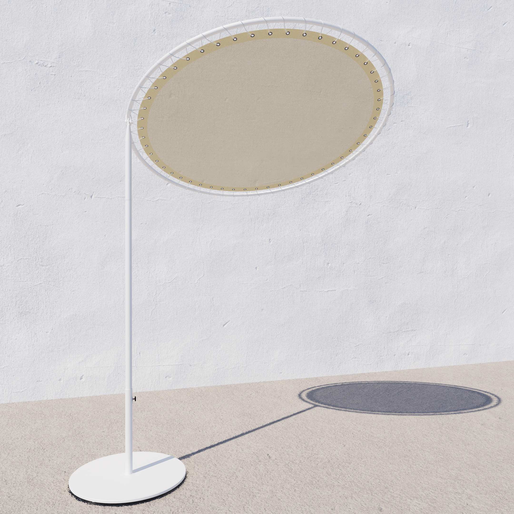 60" Deluxe Eclypse Mid-Century Sunshade w/ 85LBS Base