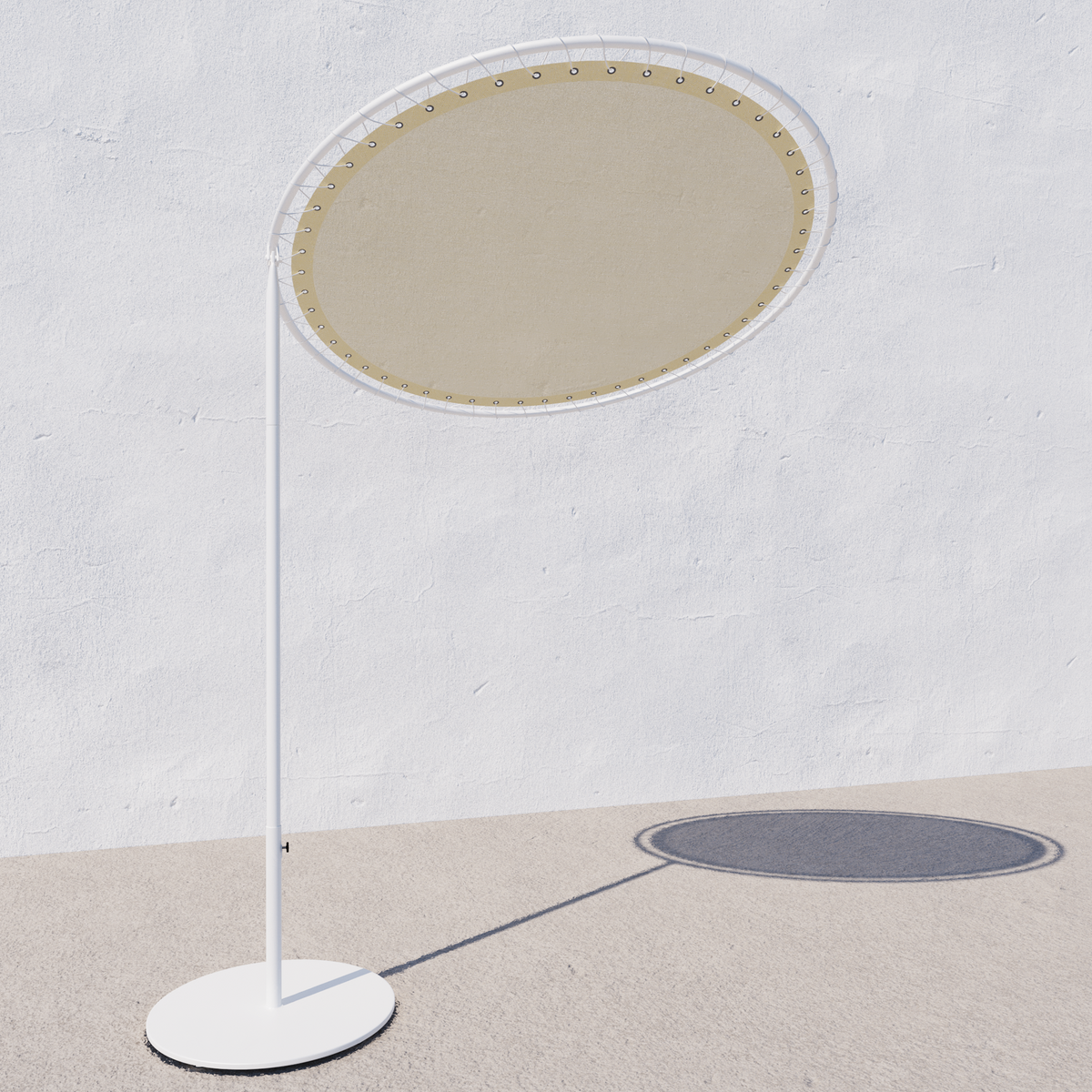 60" Deluxe Eclypse Mid-Century Sunshade w/ 85LBS Base