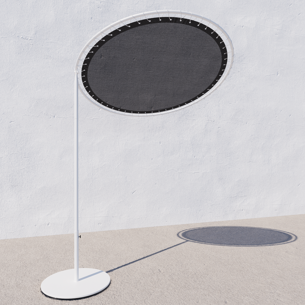60" Deluxe Eclypse Mid-Century Sunshade w/ 85LBS Base
