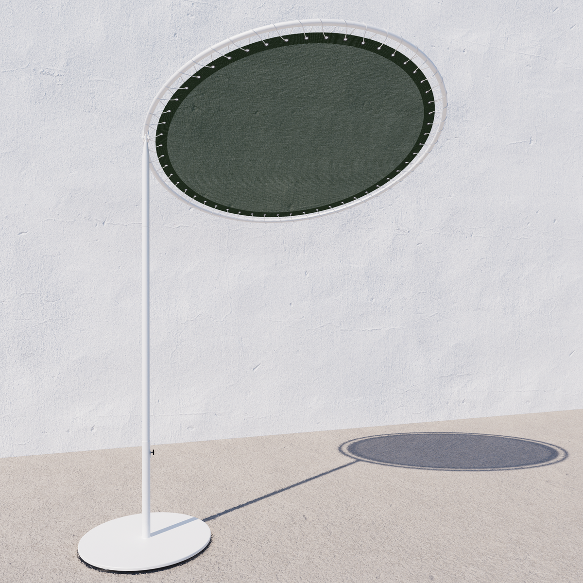 60" Deluxe Eclypse Mid-Century Sunshade w/ 85LBS Base