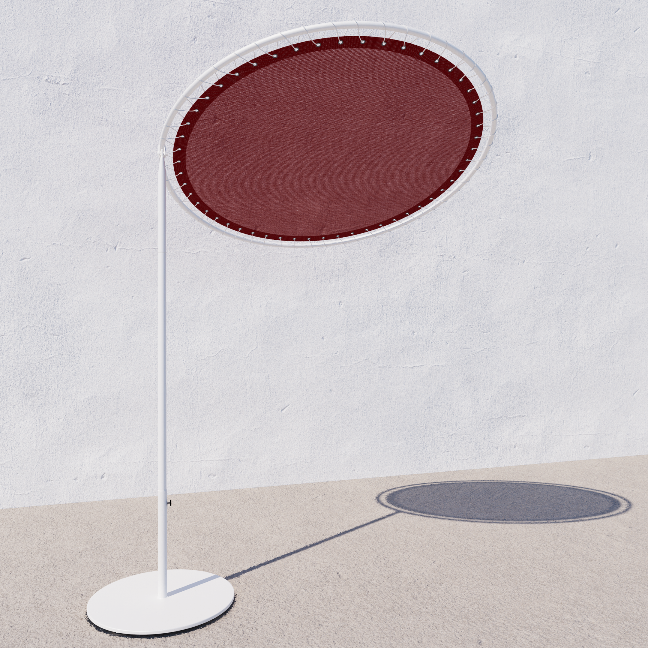 60" Deluxe Eclypse Mid-Century Sunshade w/ 85LBS Base