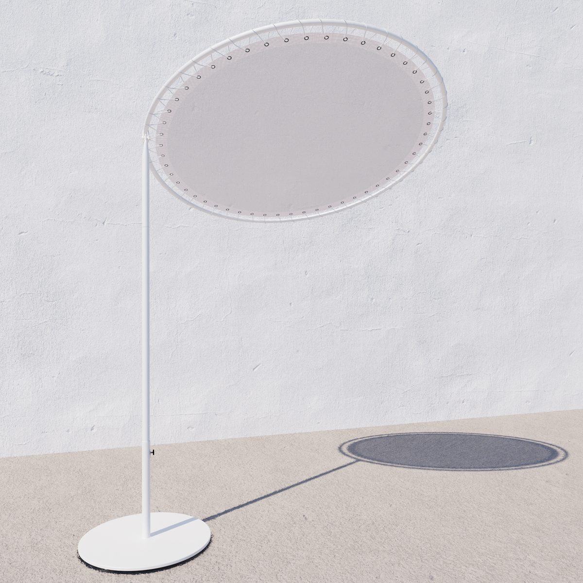 60" Deluxe Eclypse Mid-Century Sunshade w/ 85LBS Base