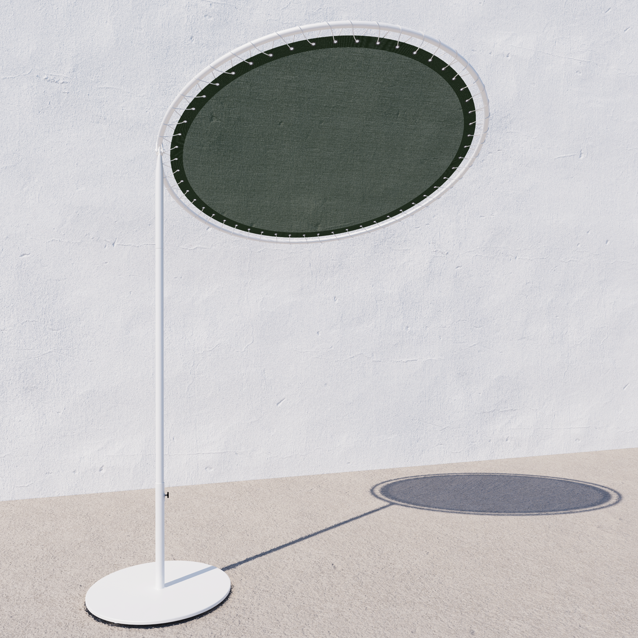 60" Deluxe Eclypse Mid-Century Sunshade w/ 85LBS Base
